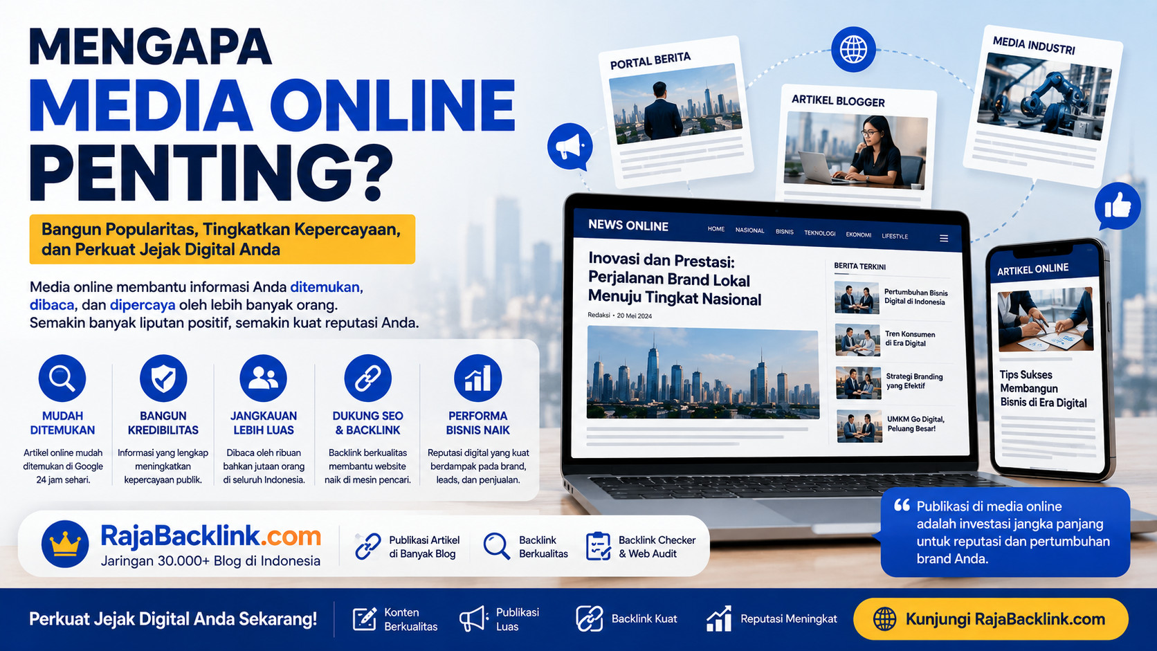 Mengapa Media Online Penting untuk Meningkatkan Popularitas dan Kepercayaan Publik?